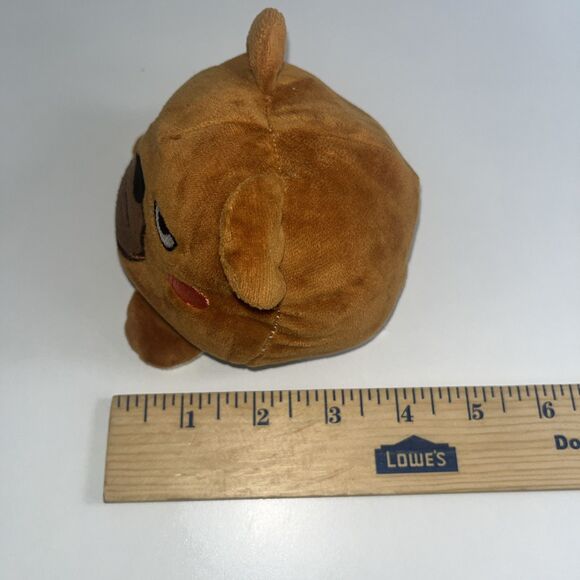 RMS Int’l reversible bear white brown plush stuffed animal smile - Picture 11 of 11